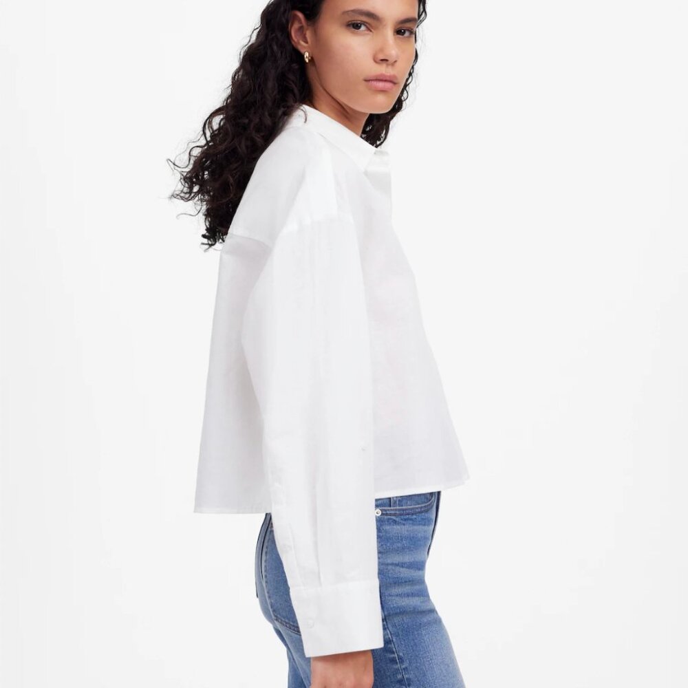 Madewell White Linen Shirt - Picture 3 of 13